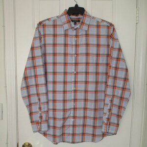 Banana Republic Grant Fit Mens L/S Orange Cotton Dress Shirt NWOT - Size 16/34